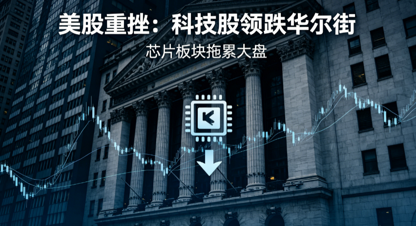 美股收盘：避险情绪升温芯片板块再现抛售潮 道指纳指跌近2%