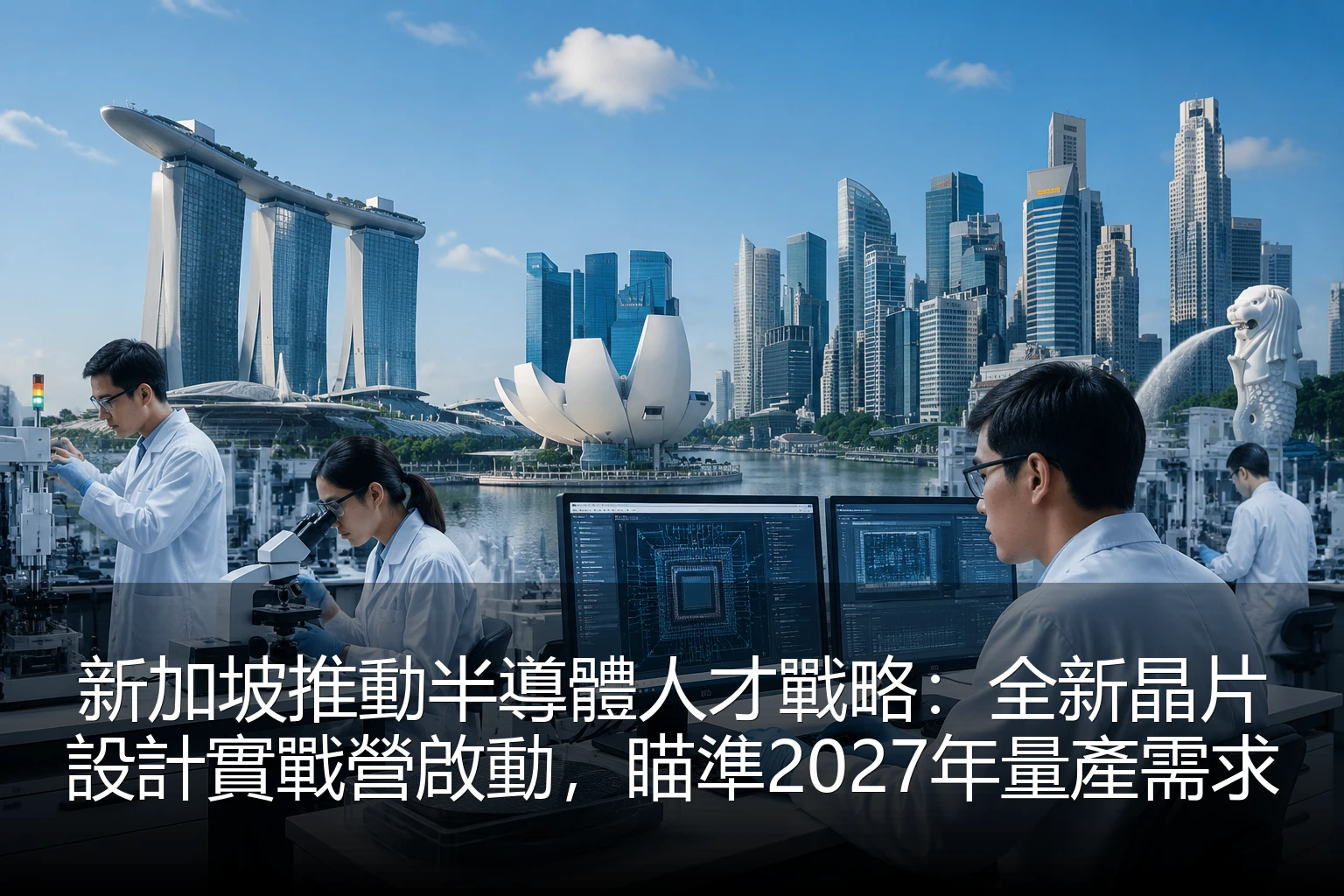 新加坡推動半導體人才戰略：全新晶片設計實戰營啟動，瞄準2027年量產需求