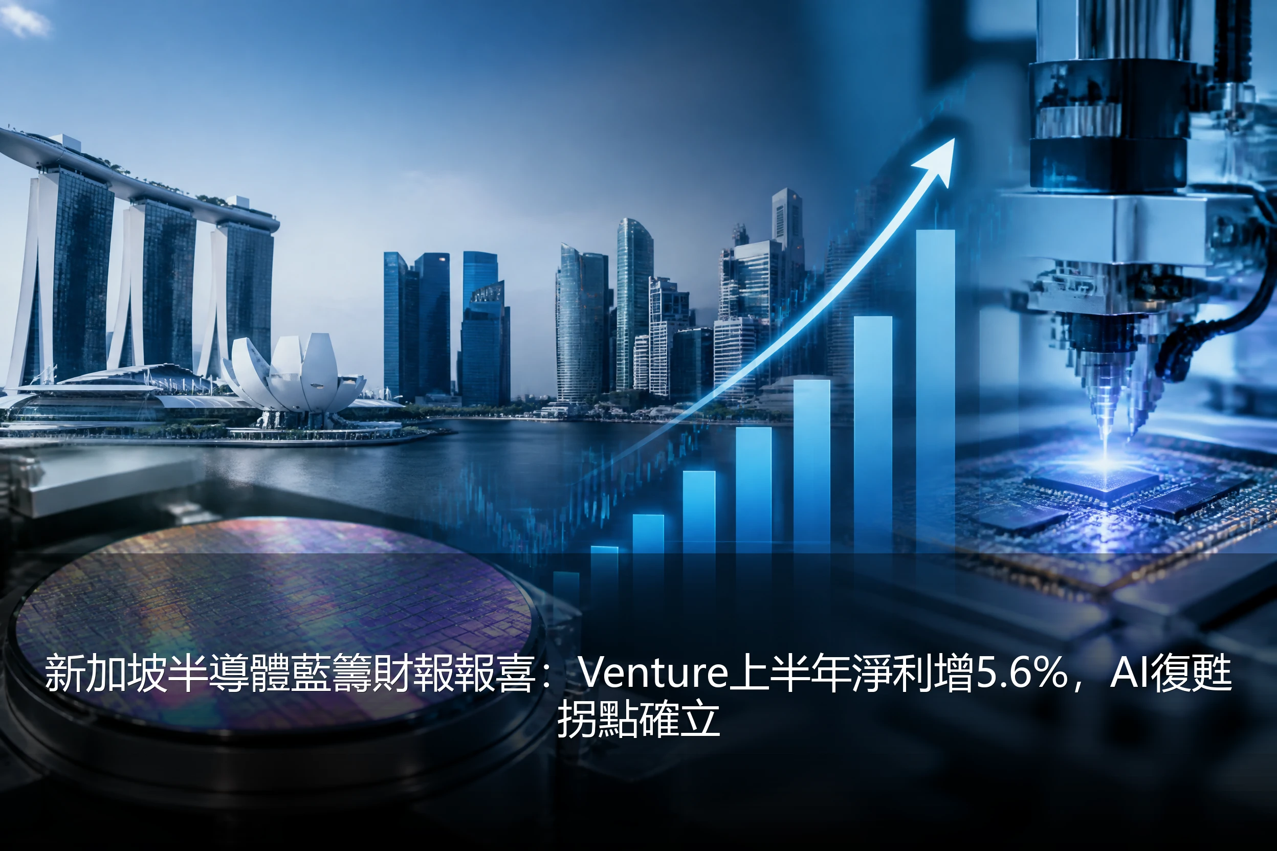 新加坡半導體藍籌財報報喜：Venture上半年淨利增5.6%，AI復甦拐點確立